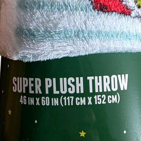 New Grinch Plush Kids Throw Blanket Max Dog Cindy Lou Holiday Christmas Gift - Picture 9 of 11